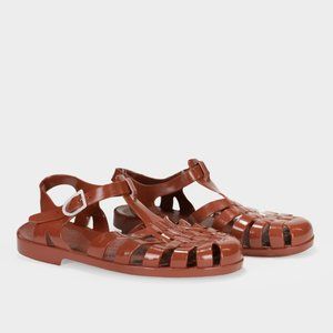MEDUSE — FRENCH FISHERMAN SANDALS IN RUST